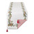 Design Imports India Embellished Table Runner, Boughs Of Holly