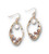 Ganz Wooden Bead Earrings, Paprika (EAR9000-PAPRIKA)