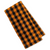 Design Imports India Witch Dishtowel, Black & Orange Plaid