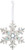 Ganz Ornament, Beaded Snowflake Rounded (ACRYX-210A)