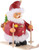 Müller Incense Smoker, Santa Claus on Skis (M16033)