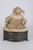Karen Didion Velvety Cream and Gold Posable Santa, 18" (CC18-57)