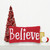 C&F Home Hooked Throw Pillow, Believe (44461002)