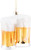 RAZ Imports 4" Ornament, Beer Mugs (4252850)