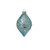 RAZ Imports 4" Jeweled Ornament - Diamond Shape (4124587B)