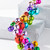 Raz Imports Garland, Multicolored Balls - 4' (G3416336)