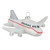 RAZ Imports 4.5" Airplane Ornament (4220901)