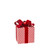 RAZ Imports Striped Package Ornament - Small (4202415SM)