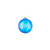 RAZ Imports 4.5" Glittered Ball Ornament - Blue (4224623A)