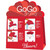 The Gift Wrap Company Large GoGo Gift Bag, Holiday Portraits