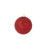 Raz Imports 4" Red Beaded Ornament - Round (4222880A)