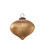 Raz Imports Gold Ball Ornament, 4.5" (4200704)