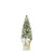 Raz Imports Potted Bottle Brush Tree, White Berries - Small