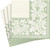 Caspari Paper Beverage Napkins,  Oak Leaves & Acorns (Sage Green & Ivory) - 2 Packs (17291CG)