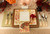 Caspari Square Paper Dinner Plates, Woodland Turkey - 2 Packs (17110DP)