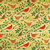 Caspari Gift Wrap,  Songbirds and Holly - Gold Foil (98160RCF)
