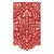 Caspari Die-Cut Paper Guest Towel Napkins, Annika (Red) - 2 Packs (17300GGDC)