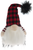 Ganz LED Gnome, Plaid Red & Black - 7" (LLX1297A)