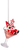 Midwest Ornament, Gnome Martini - Peppermint (MX181583C)