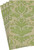 Caspari Paper Guest Towel Napkins, Palazzo in Moss Green, 2 Pack (7968G)