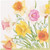 Caspari Paper Luncheon Napkins, Daffodil Waltz - 2 Packs (15050L)