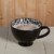 Now Designs Latte Mug, Black Stamped - 14 oz (L155001)