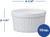 HIC Porcelain Souffle Ramekin, 10 oz. (98007)