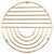 Now Designs Sunup Metal Trivet, Gold - 6" (5238001)
