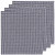 Now Designs Second Spin Napkins, Black Gingham - Set of 4 (1046016)