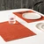 Now Designs by Danica Spectrum Placemat, Rust - Set of 4 (901629)