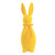 180 Degrees 27" Button Nose Bunny, Flocked - Yellow (WH0135D)