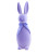 One Hundred 80 Degrees 27" Button Nose Bunny, Flocked - Lavender (WH0135E)