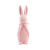 One Hundred 80 Degrees 16" Button Nose Bunny, Flocked - Baby Pink (WH0139D)