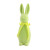 One Hundred 80 Degrees 16" Button Nose Bunny, Flocked - Lime (WH0139E)