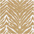 Caspari Gift Wrap Roll, Wild Kingdom in Gold & White - 8' (10052RC)