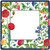 Caspari Square Paper Dinner Plates, Cloisters Garden in White, 2 Pack (17390DP)