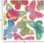 Caspari Paper Beverage Napkins, Butterflies Bright - 2 Packs (9062C)
