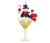 Midwest Ornament, Snowman Happy Hour - In Martini (MX183769A)