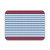 Caspari Rectangular Paper Placemats, Breton Stripe (Blue) (1208PPREC)