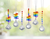 Ganz Ornament, Diamond - Fat Rainbow String (ACRY-723F)
