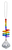 Ganz Ornament, Diamond - Fat Rainbow String (ACRY-723F)
