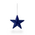 180 Degrees Hanging Flocked Star, Blue - 14.5" (WH0165A)