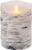 Ganz LED Wax Birch Pillar,  3x4" (ARG1346)