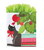 The Gift Wrap Company Medium GoGo Gift Bag, Holiday Kitty (4820-02)