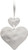 Rain Dangle Earrings, Double Hearts - Silver (E2622S)