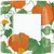 Caspari Square Paper Salad/Dessert Plates, Heirloom Pumpkins - 2 Packs (15670SP)