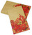 Caspari Paper Guest Towel Napkins, Gold Harvest Garland, 2 Pack (17711G)