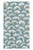 Caspari Paper Guest Towel Napkins, Blue Pontchartrain Scallop, 2 Pack (17791G)