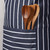 Now Designs by Danica Oversized Mighty Apron, Blue Butcher Stripe (2508348)
