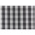 Now Designs Second Spin Placemats, Buffalo Check (Charcoal) - Set of 4 (1047015)